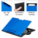 Mind Reader - Adjustable Portable Laptop Desk with Built-in Cushions, 8 Positions