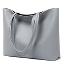 Meegirl PU Leather Tote Bag - Stylish Design with Zip & Pocket