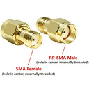 Greluma 3Pcs Sma Female To Rp-Sma Male Adapter - High Quality Copper