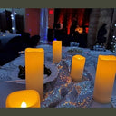 YIWER - Waterproof Flameless Candles, Battery Operated LED Pillars with Remote
