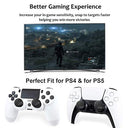Teuvo - Non-Slip Silicone Thumb Grips for PS4 & PS5, Enhanced Aiming, 2 Pack