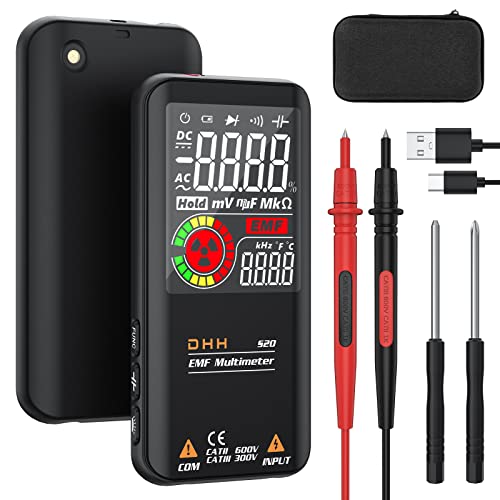 DHH - Smart Digital Multimeter with Voltmeter/Ohmmeter/Capacity Meter, AC/DC Measurement