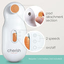 Cherish Baby Care - Electric Baby Nail Trimmer With Automatic Safety Stop