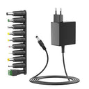 Hky 12V Power Supply Adapter for LED Strips, Monitors, and More