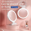 BaoznuH - Lighted Vanity Mirror with 3 Color Settings, 10X/1X Magnification