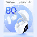 Capoxo - Open Ear Headphones with 80Hrs Playtime, IPX7 Waterproof, Bluetooth 5.3