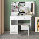 Freeboss T68 Modern Wooden Dressing Table with LED Lighting