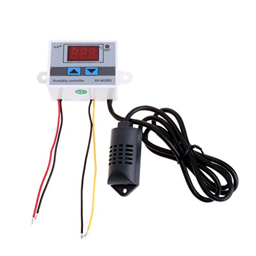 Oputyak - 12V-220V Digital Humidity Control Hygrostat Sensor