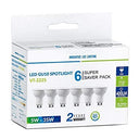 Ledlux - 6 Pack GU10 5W LED Bulbs, 400 Lumen, 110° Beam, Energy Class A++