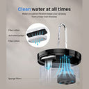 Giotohun - 2L Cat Water Fountain with 6 Filters & 3 Foam Filters, Black