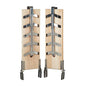 Relaxdays - Flame-Grilled Salmon Boards Set of 2 with Cedar Wood Holders