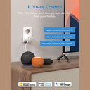 Meross - Smart Wi-Fi Plug for Apple HomeKit, Works with Siri, Alexa, Google Assistant, 16A, No Hub Needed