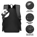 Kono - Lightweight Laptop Backpack with USB Charging Port, Durable Polyester Rucksack for Travel and Work