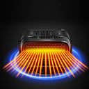 Ihreesy - 12V Car Heater Defroster with 360° Rotation & Fast Heating 150W
