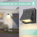 Benma - 8W LED Wall Light Pack of 2, IP65 Waterproof, Warm White 3000K