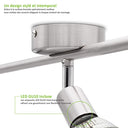 Lumare - 5W GU10 LED Ceiling Light | 400lm | Warm White | 120° Beam Angle