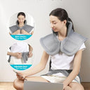 Alljoy - Large Electric Heat Pad for Back Pain Relief, 6 Heat Levels, Auto Shut-Off