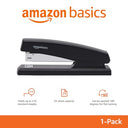 Amazon Basics - Desktop Stapler with 1000 Staples, Holds 210 Staples, Black