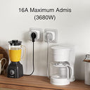 Ghome Smart Wifi Plug - Works With Alexa & Google Home - Space-saving Design