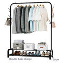 Loefme Heavy Duty Clothes and Shoe Rack with Minimalist Design