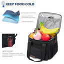 Miycoo - Insulated Lunch Bag, Large Capacity, Leakproof, Soft Cooler Tote