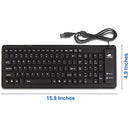 Sungwoo - Foldable Silicone USB Keyboard, Waterproof, Rollup, Silent Design