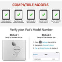 Bqss - iPad 9th Gen Case with Wireless Detachable Keyboard & Pencil Holder