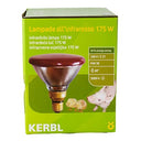 Kerbl - 175W Red Infrared Energy Saving Lamp, Splash-Proof, 5000 Hours
