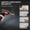 KAEFUYS - 170W Plastic Welding Machine with 805 Nails & 7 Clip Types for Car Repair