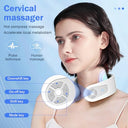 Bluessiery - Intelligent Neck Massager with 42°C Heat, 5 Modes & Voice Prompts
