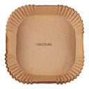 Cecotec Air Fryer Paper Pack with 150 square pieces for easy cooking and cleanup