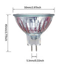 CTKcom - MR16 12V 20W Halogen Light Bulbs 6 Pack - High Lumens, Bi Pin Base