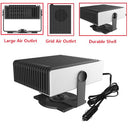 Machswon - Portable Car Heater 2 in 1 Fast Heating & Cooling Fan, 12V 150W, Windshield Defrosting De-Icer with Handle