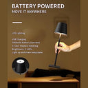Liyabber - Rechargeable Cordless LED Table Lamp, Dimmable, USB Portable, 5600mAh Battery