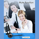 Huakua - Bluetooth Wireless Headset with Noise Cancelling, Mute Function, Clear Sound