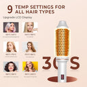 Umiga - 38mm Thermal Brush 120-200°C, 3-in-1 for Volume & Curls, Travel-Friendly