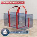 Wrappybag - Set of 4 XXL Waterproof Storage Bags with Reinforced Handles