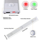 Greesuit - 7 Color LED Under Cabinet Lights, Rechargeable, Motion Sensor, Wireless