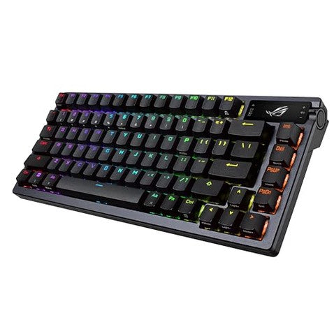 ASUS - ROG Azoth 75 German Wireless DIY Gaming Keyboard with OLED Display & RGB