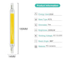 AgaShi - Dimmable R7S LED Bulbs, 20W Equivalent, Cool White 6000K, No-Flicker, Pack of 4