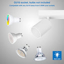 Klighten - Swivelling GU10 Ceiling Spotlight, 2 Bulbs, Modern Design, Versatile Use