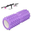 Rysmliuhan Purple Foam Back Roller for Muscle Recovery, 33cm