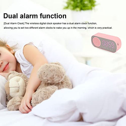 AMZ - Bluetooth Alarm Clock Speaker With FM Radio & LED Display