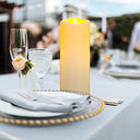 YIWER - Waterproof Flameless Candles, Battery Operated LED Pillars with Remote