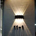 CcBuy - Modern Wall Sconce, 1/2 Pack, Warm Light, Solid Aluminum, Indoor/Outdoor