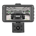 Dpofirs 3 Channel Dash Cam - Front, Rear, Inside Cameras