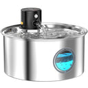 Toonioos Wireless Cat Water Fountain - 108oz Stainless Steel