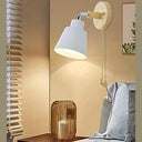 HWSY - Freely Rotatable Wooden Wall Light with Pull Switch for Indoor Use