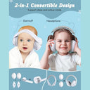 Lictin - 2-in-1 Baby Earmuffs, Adjustable Noise Protection for Infants, Star Noise Reduction for Toddlers