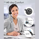 Huakua - Bluetooth Wireless Headset with Noise Cancelling, Mute Function, Clear Sound